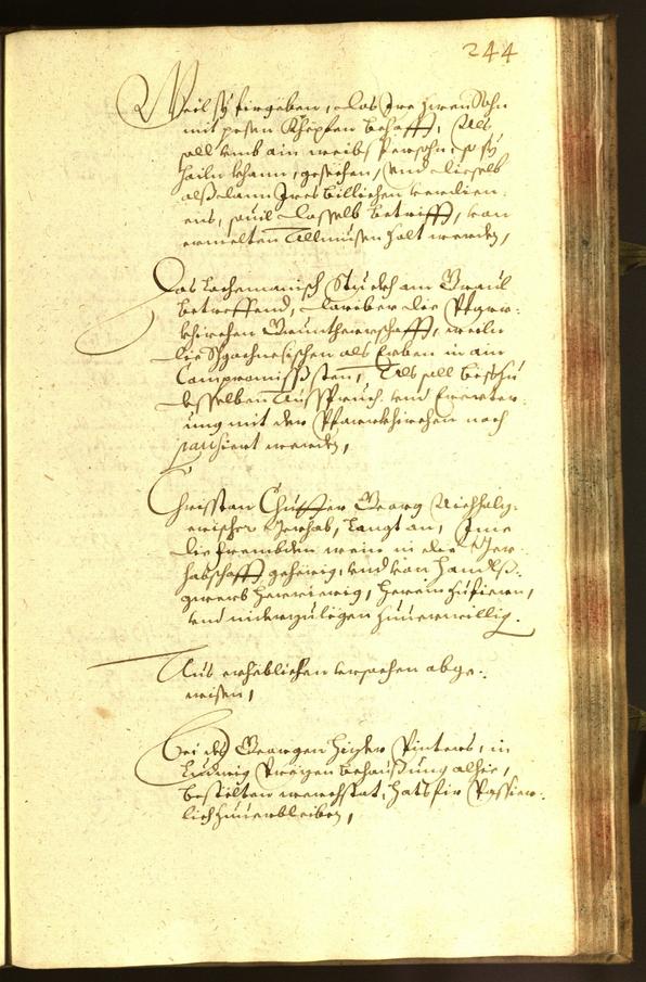 Stadtarchiv Bozen - BOhisto Ratsprotokoll 1654 