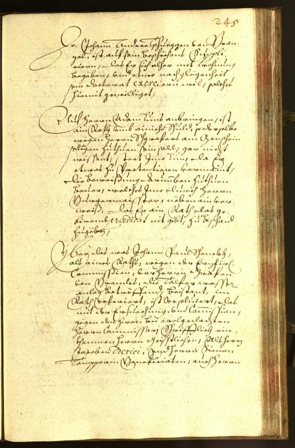 Stadtarchiv Bozen - BOhisto Ratsprotokoll 1654 