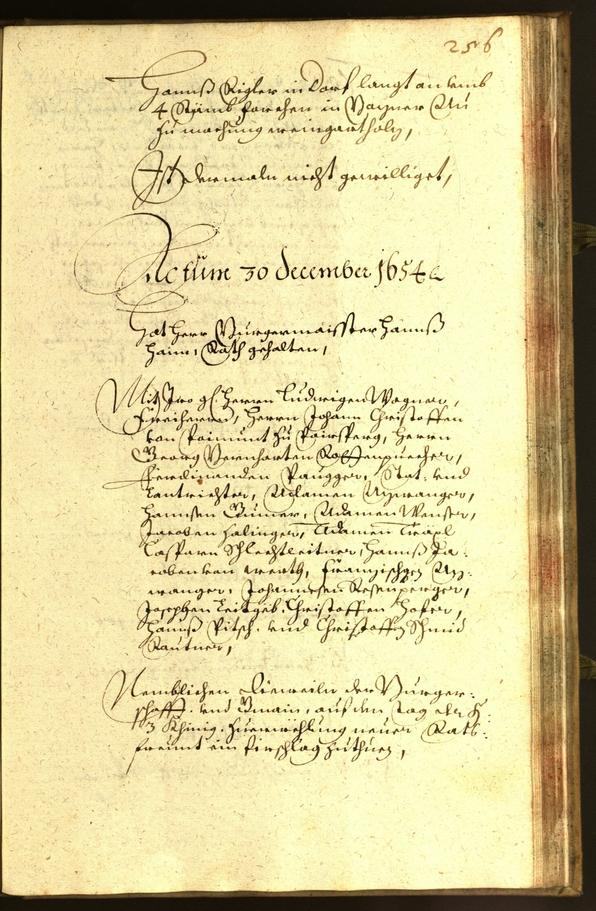 Archivio Storico della Città di Bolzano - BOhisto protocollo consiliare 1654 