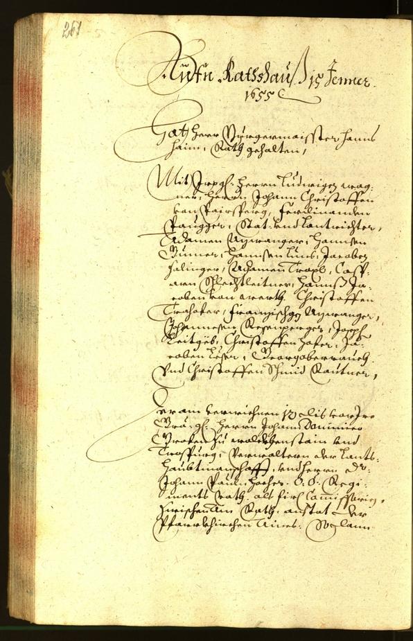 Civic Archives of Bozen-Bolzano - BOhisto Minutes of the council 1654 