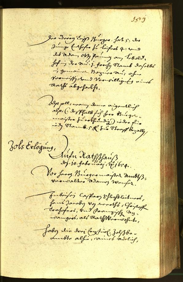 Civic Archives of Bozen-Bolzano - BOhisto Minutes of the council 1654 