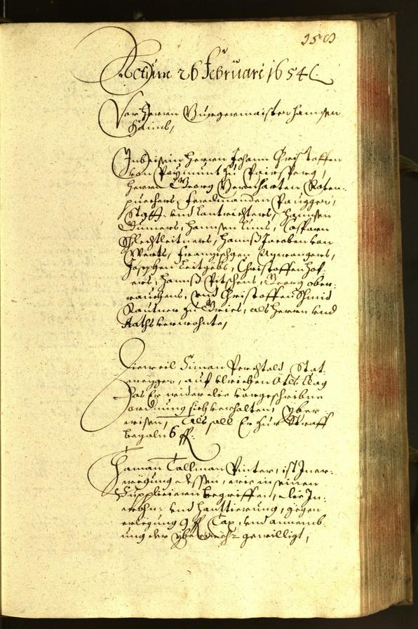 Archivio Storico della Città di Bolzano - BOhisto protocollo consiliare 1654 