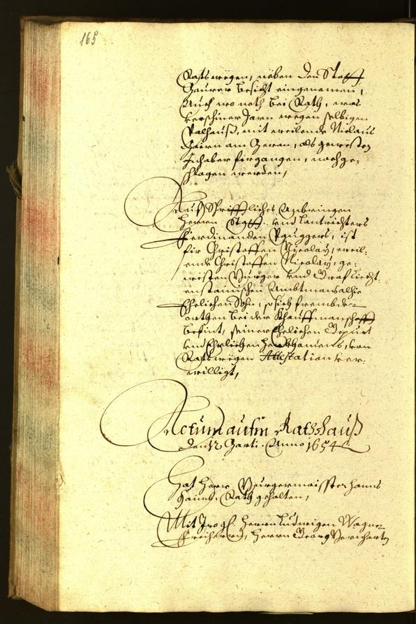 Archivio Storico della Città di Bolzano - BOhisto protocollo consiliare 1654 