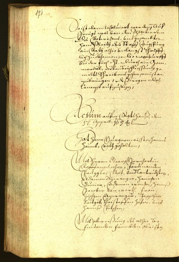 Archivio Storico della Città di Bolzano - BOhisto protocollo consiliare 1654 