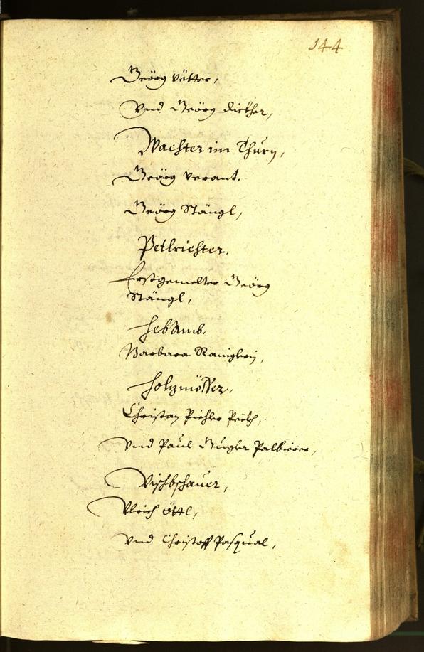 Stadtarchiv Bozen - BOhisto Ratsprotokoll 1654 