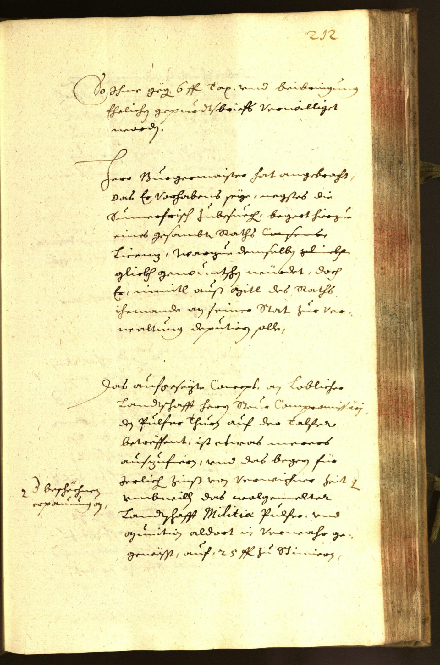 Stadtarchiv Bozen - BOhisto Ratsprotokoll 1654 