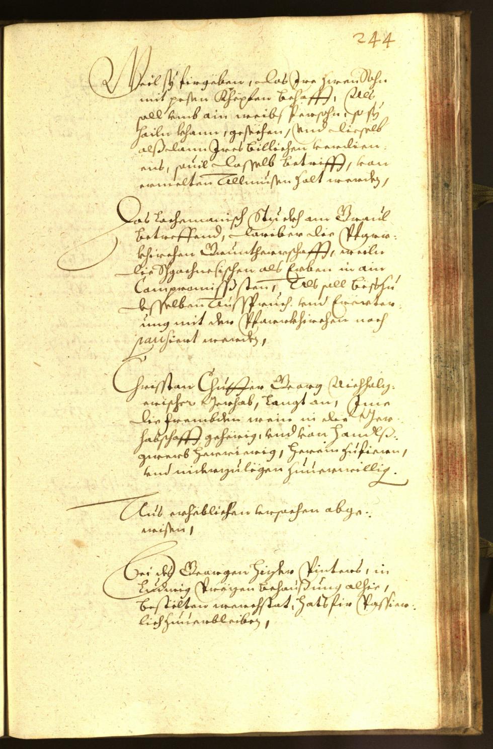 Stadtarchiv Bozen - BOhisto Ratsprotokoll 1654 