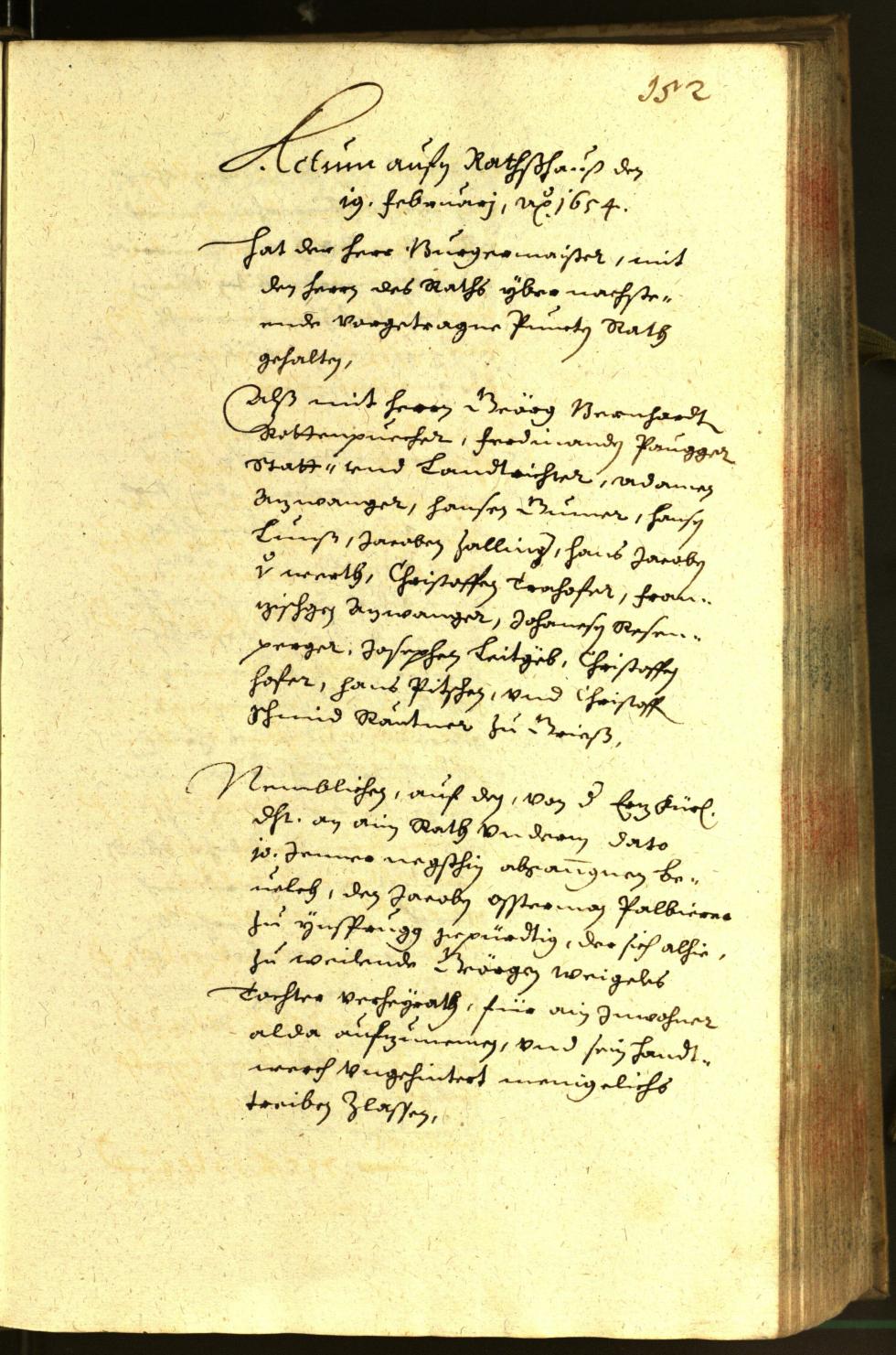 Civic Archives of Bozen-Bolzano - BOhisto Minutes of the council 1654 