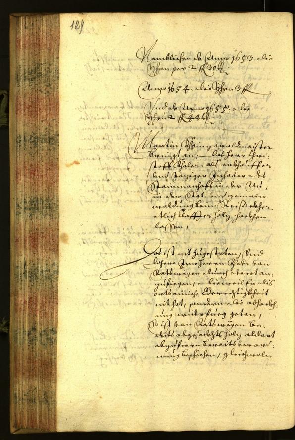 Stadtarchiv Bozen - BOhisto Ratsprotokoll 1656 