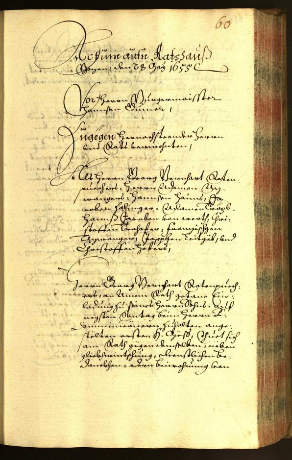 Civic Archives of Bozen-Bolzano - BOhisto Minutes of the council 1655 