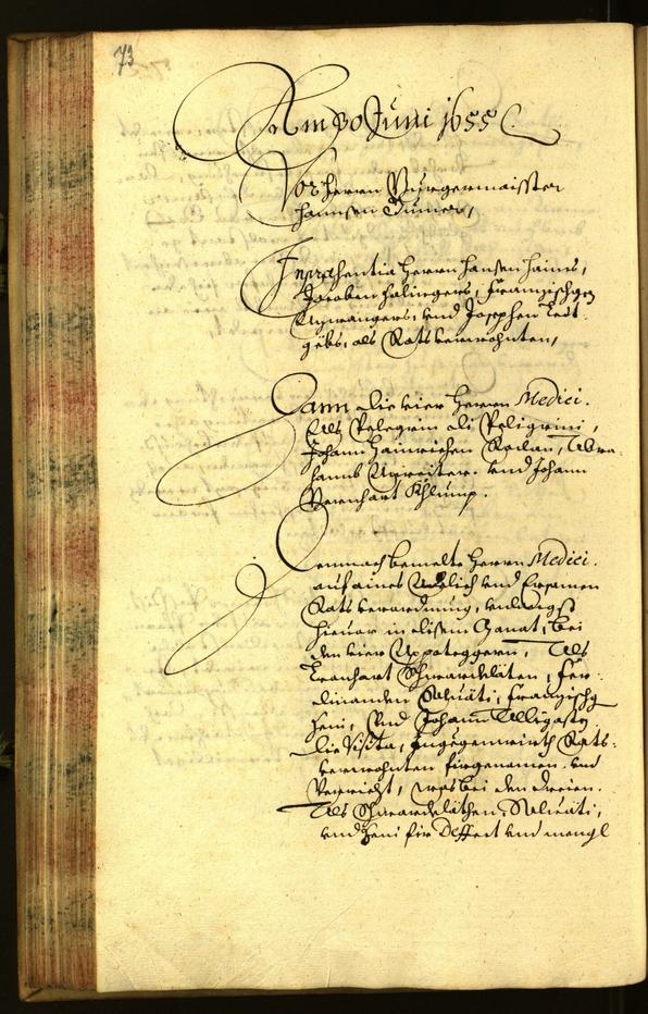 Civic Archives of Bozen-Bolzano - BOhisto Minutes of the council 1655 