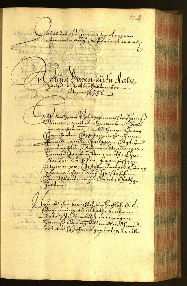 Civic Archives of Bozen-Bolzano - BOhisto Minutes of the council 1655 