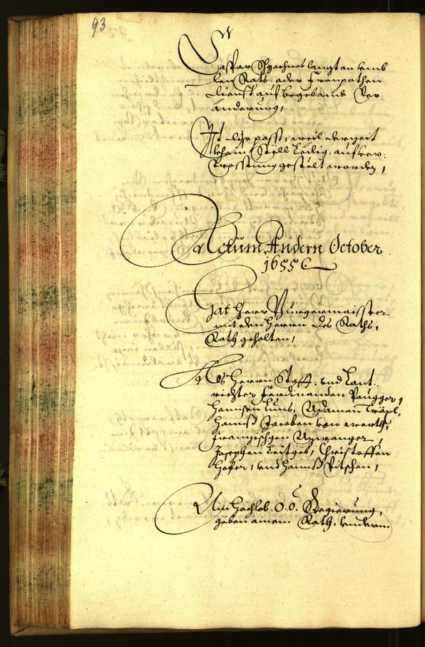 Civic Archives of Bozen-Bolzano - BOhisto Minutes of the council 1655 