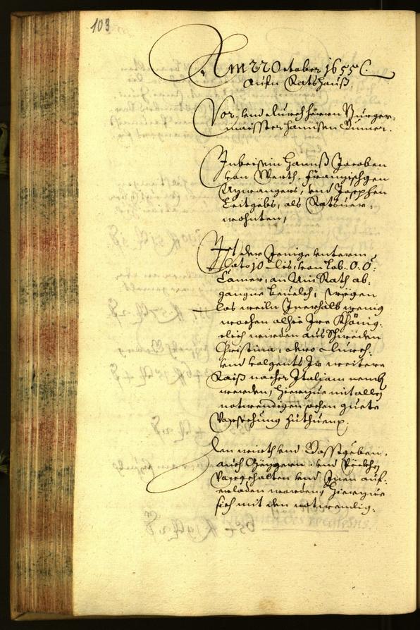 Civic Archives of Bozen-Bolzano - BOhisto Minutes of the council 1655 