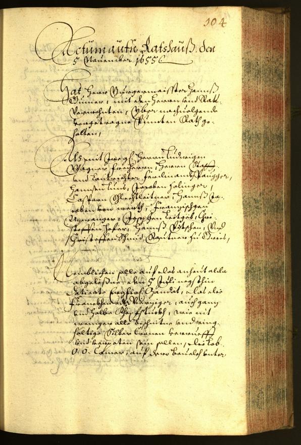 Civic Archives of Bozen-Bolzano - BOhisto Minutes of the council 1655 