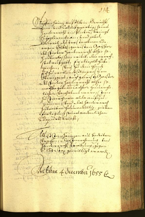 Stadtarchiv Bozen - BOhisto Ratsprotokoll 1655 