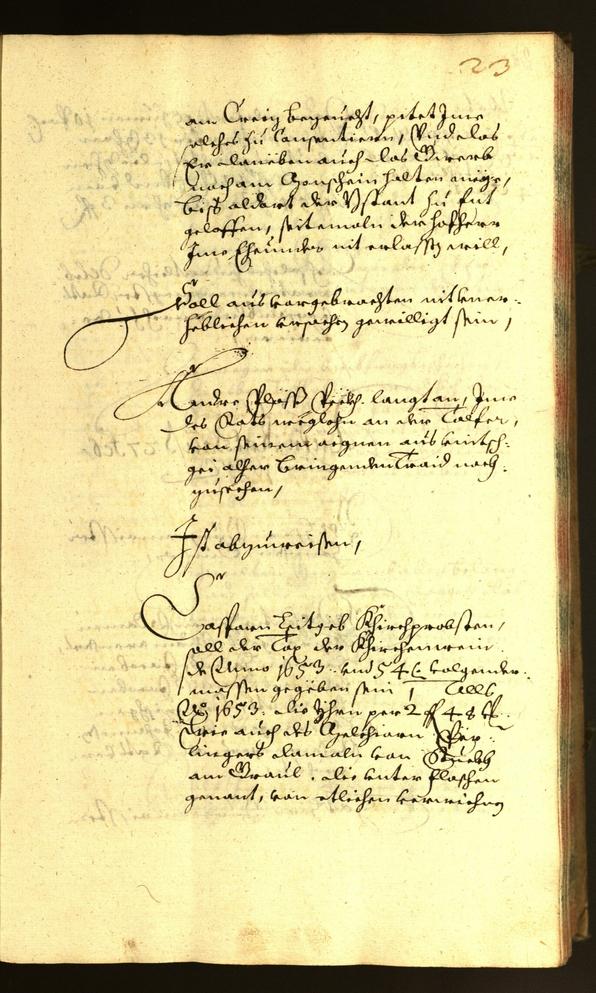 Stadtarchiv Bozen - BOhisto Ratsprotokoll 1655 