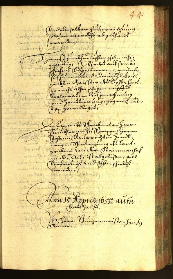 Civic Archives of Bozen-Bolzano - BOhisto Minutes of the council 1655 