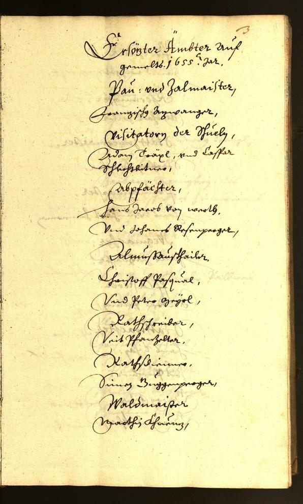 Stadtarchiv Bozen - BOhisto Ratsprotokoll 1655 