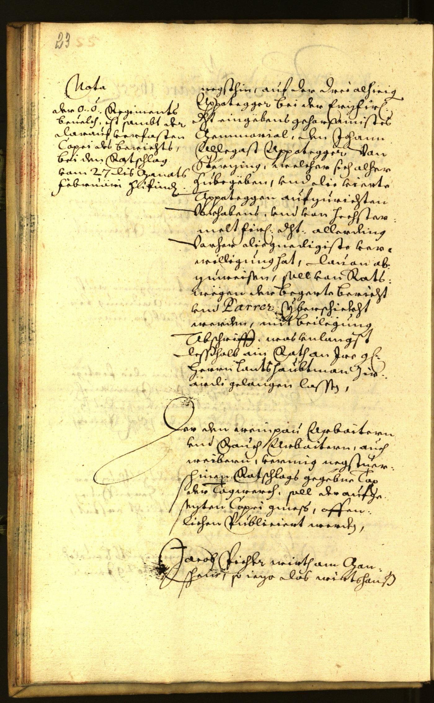 Civic Archives of Bozen-Bolzano - BOhisto Minutes of the council 1655 