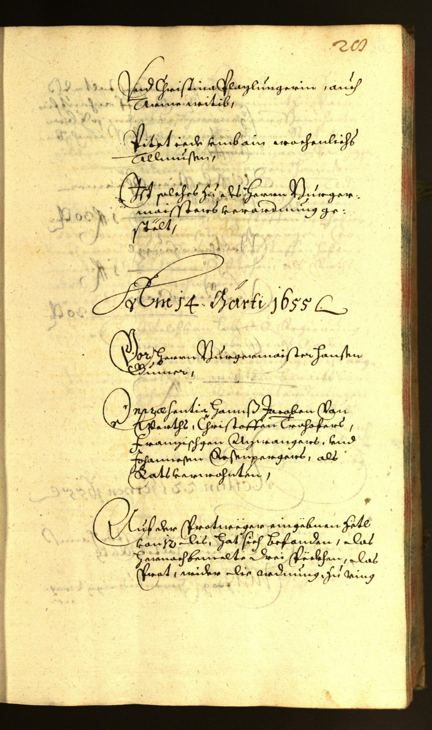 Civic Archives of Bozen-Bolzano - BOhisto Minutes of the council 1655 