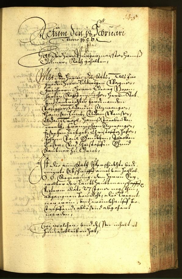 Civic Archives of Bozen-Bolzano - BOhisto Minutes of the council 1656 