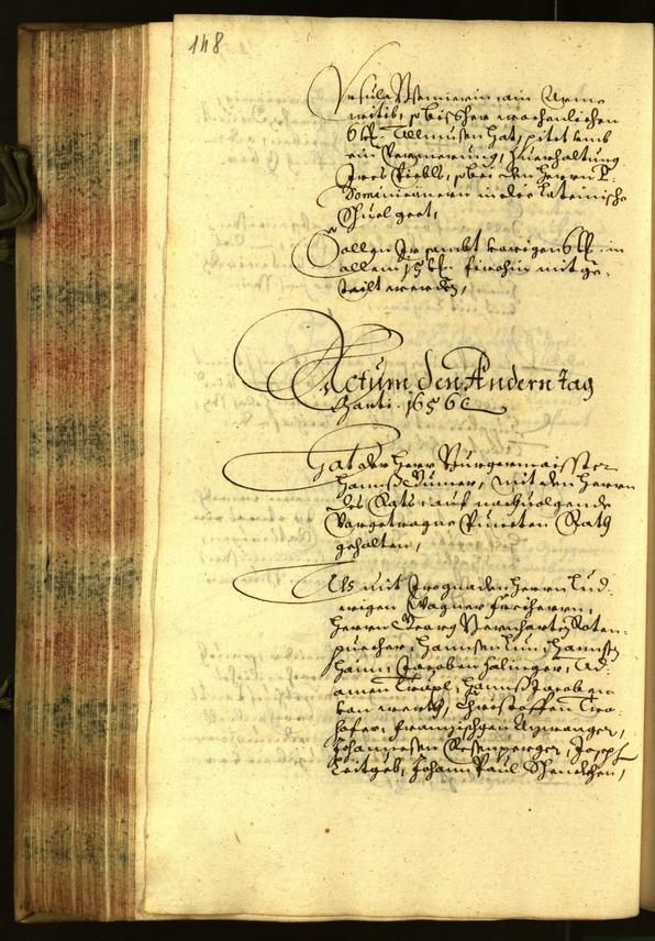 Civic Archives of Bozen-Bolzano - BOhisto Minutes of the council 1656 