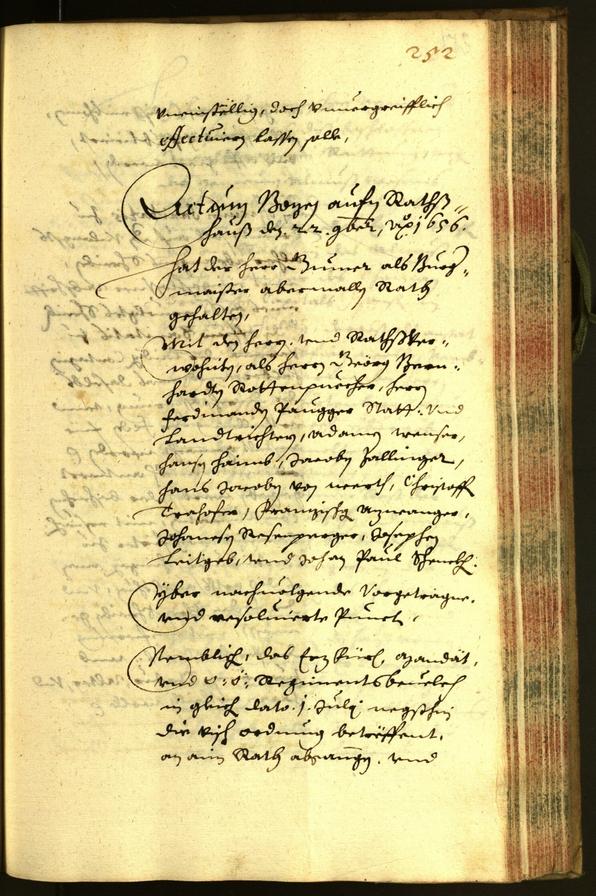 Civic Archives of Bozen-Bolzano - BOhisto Minutes of the council 1656 