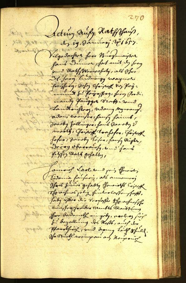 Civic Archives of Bozen-Bolzano - BOhisto Minutes of the council 1656 