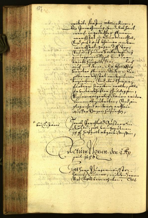 Archivio Storico della Città di Bolzano - BOhisto protocollo consiliare 1656 