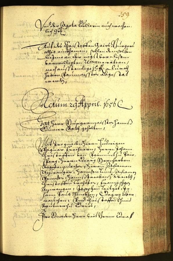 Civic Archives of Bozen-Bolzano - BOhisto Minutes of the council 1656 