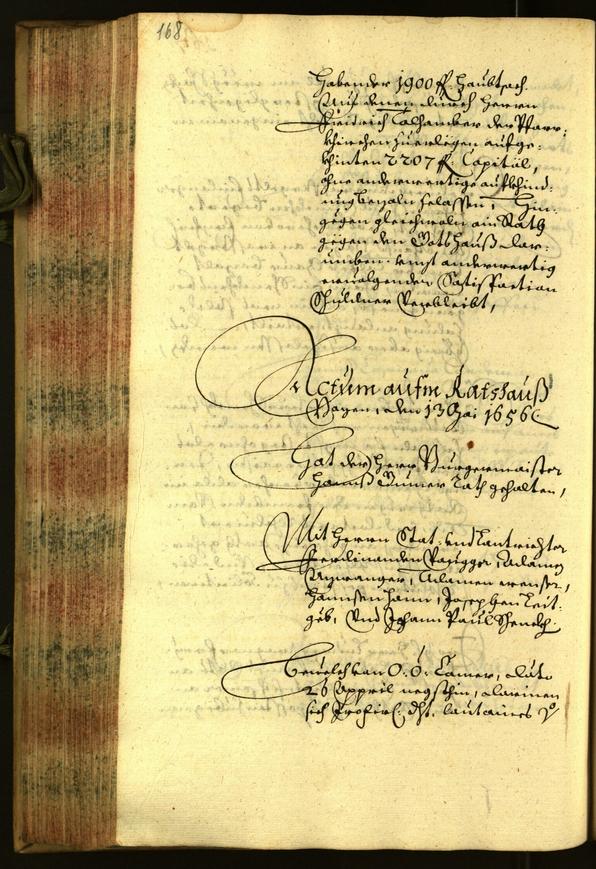 Archivio Storico della Città di Bolzano - BOhisto protocollo consiliare 1656 