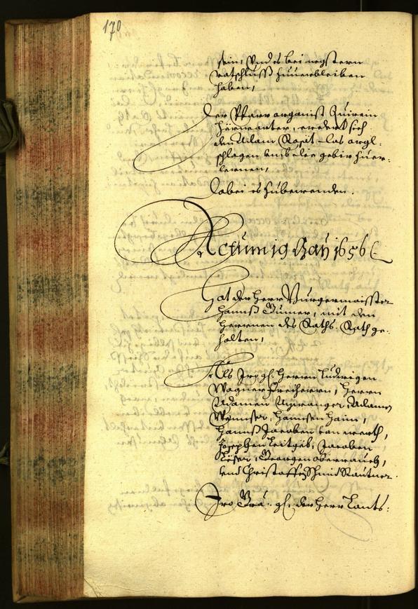 Archivio Storico della Città di Bolzano - BOhisto protocollo consiliare 1656 