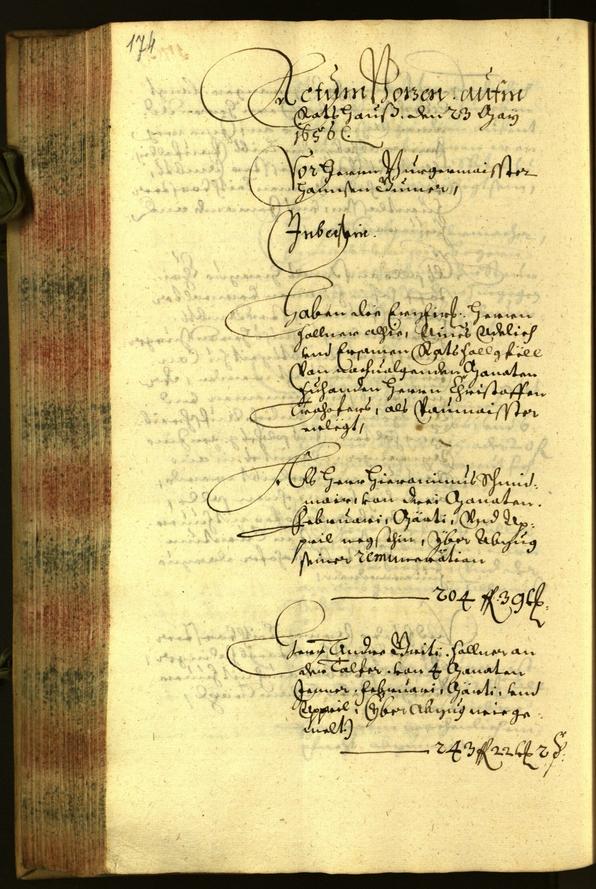 Civic Archives of Bozen-Bolzano - BOhisto Minutes of the council 1656 