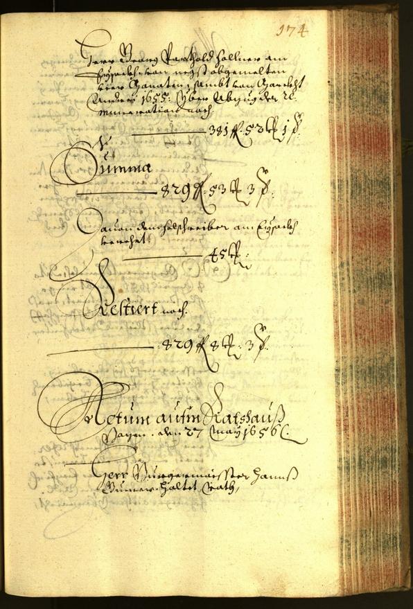 Civic Archives of Bozen-Bolzano - BOhisto Minutes of the council 1656 