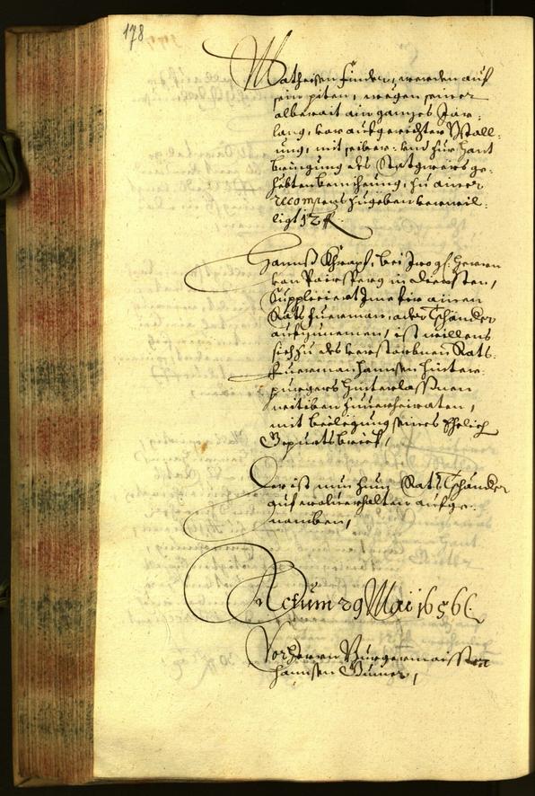 Civic Archives of Bozen-Bolzano - BOhisto Minutes of the council 1656 