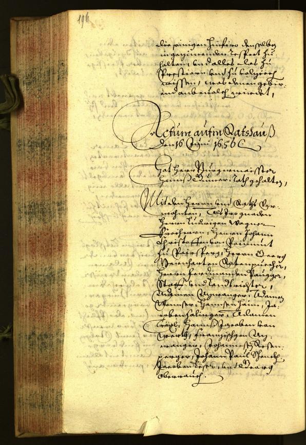 Civic Archives of Bozen-Bolzano - BOhisto Minutes of the council 1656 