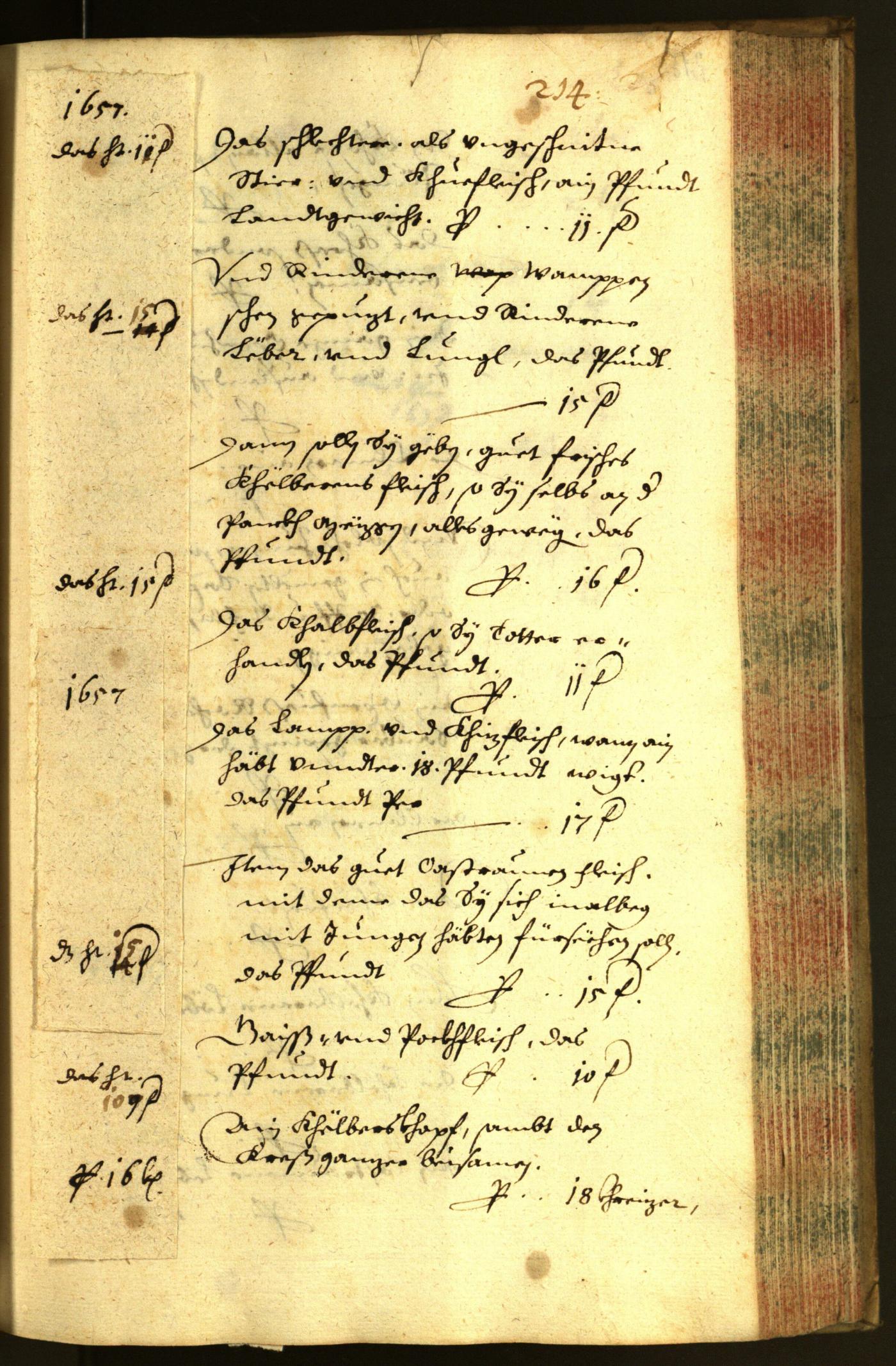 Stadtarchiv Bozen - BOhisto Ratsprotokoll 1656 