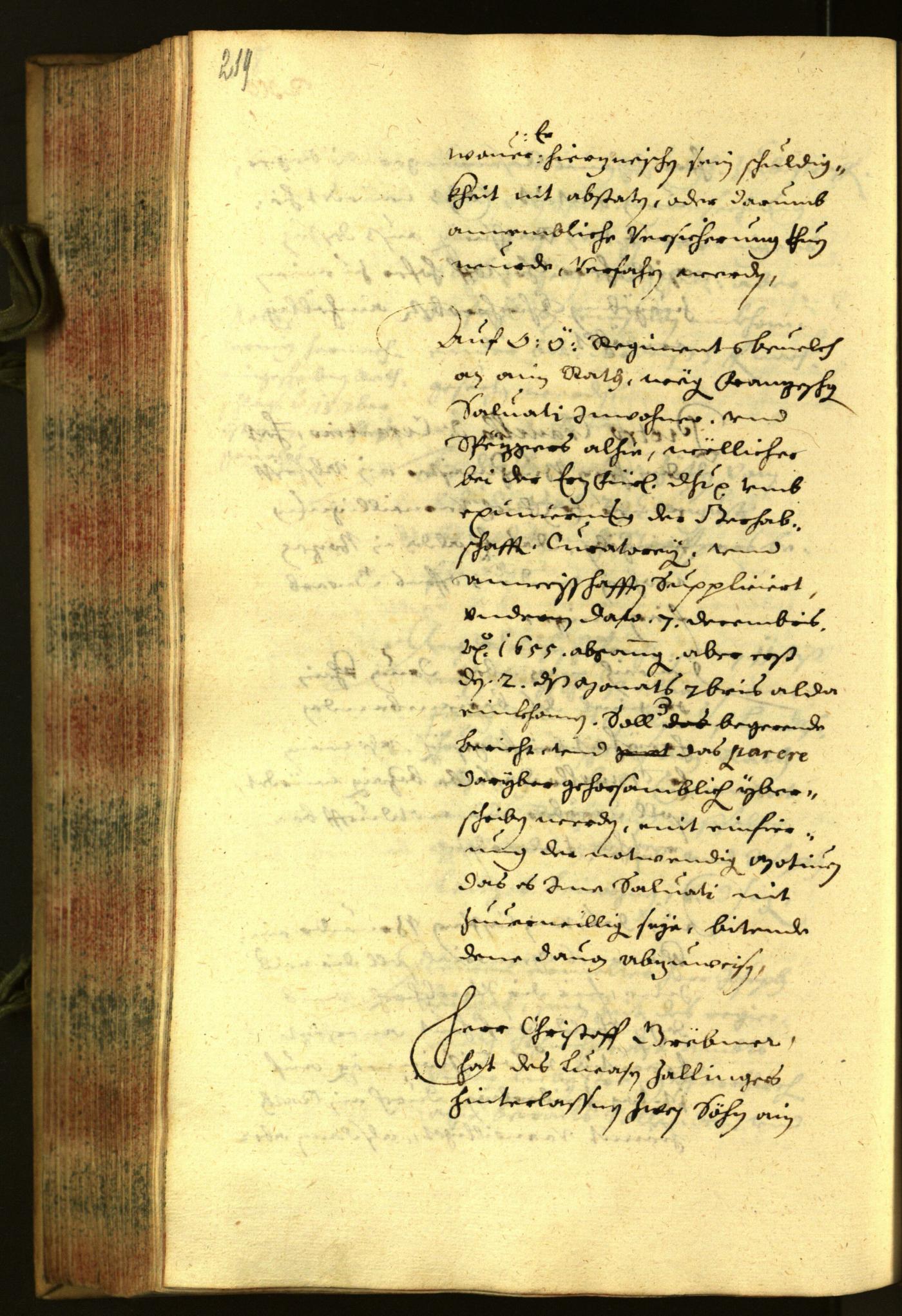 Stadtarchiv Bozen - BOhisto Ratsprotokoll 1656 