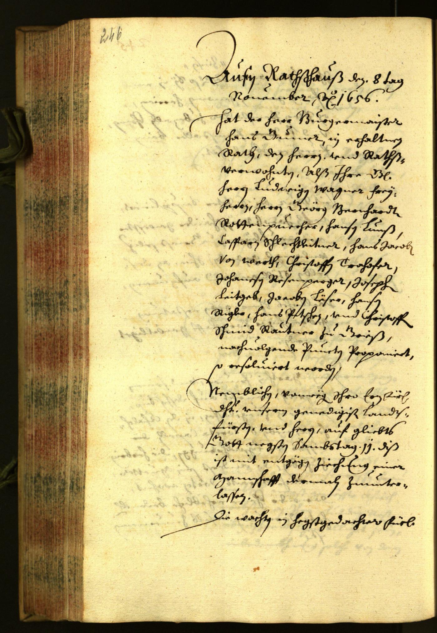 Civic Archives of Bozen-Bolzano - BOhisto Minutes of the council 1656 