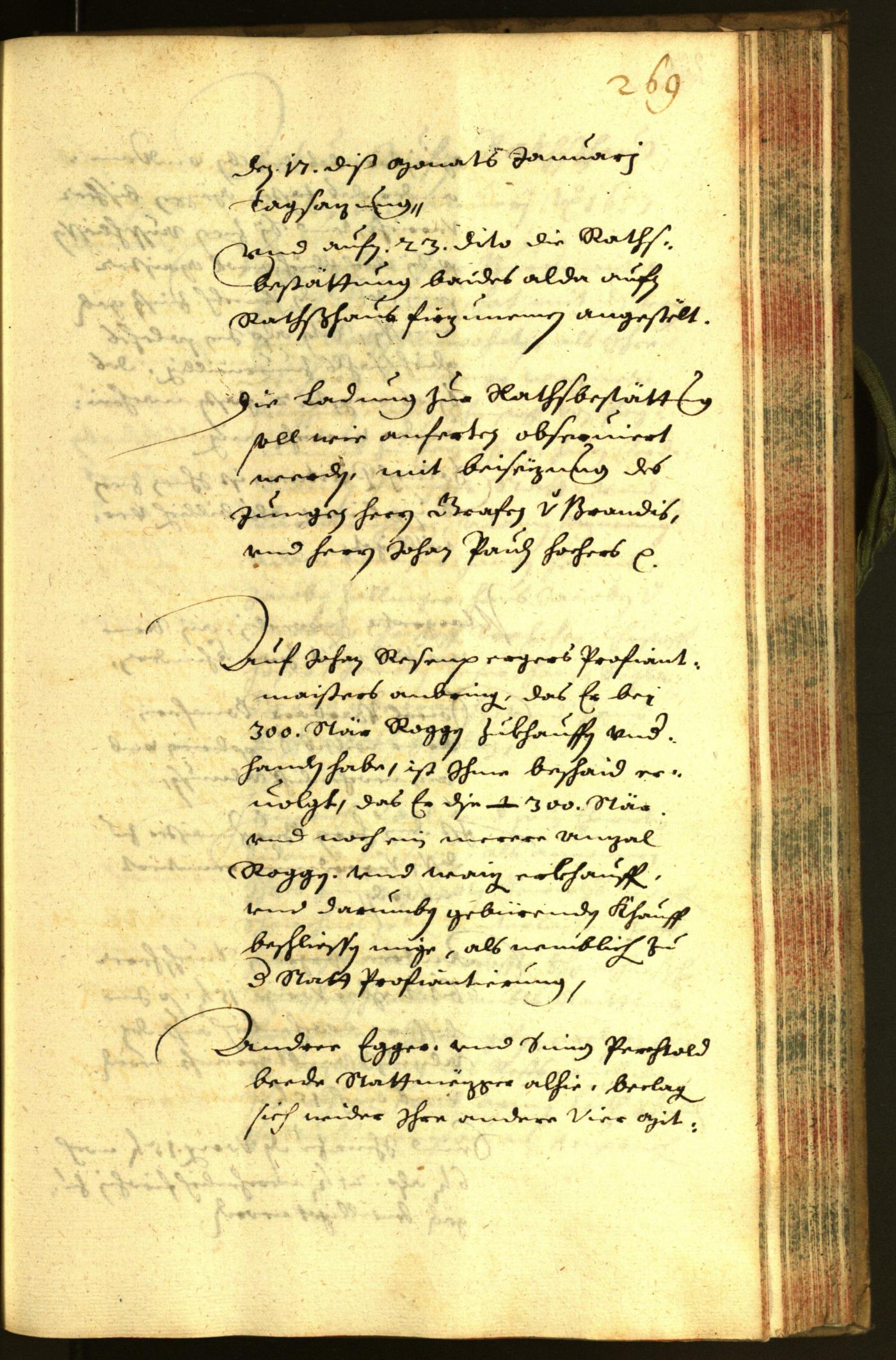 Stadtarchiv Bozen - BOhisto Ratsprotokoll 1656 