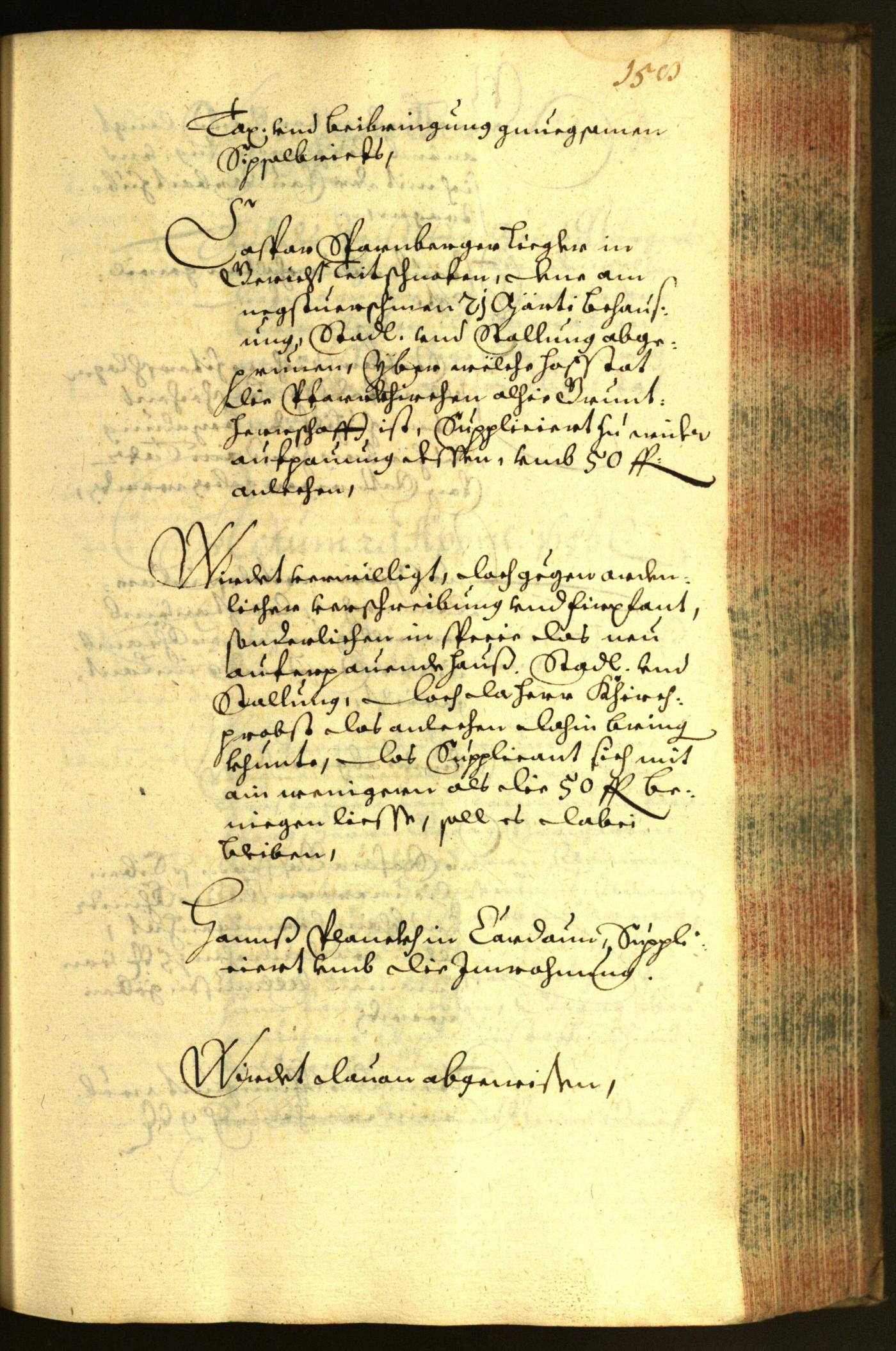 Stadtarchiv Bozen - BOhisto Ratsprotokoll 1656 