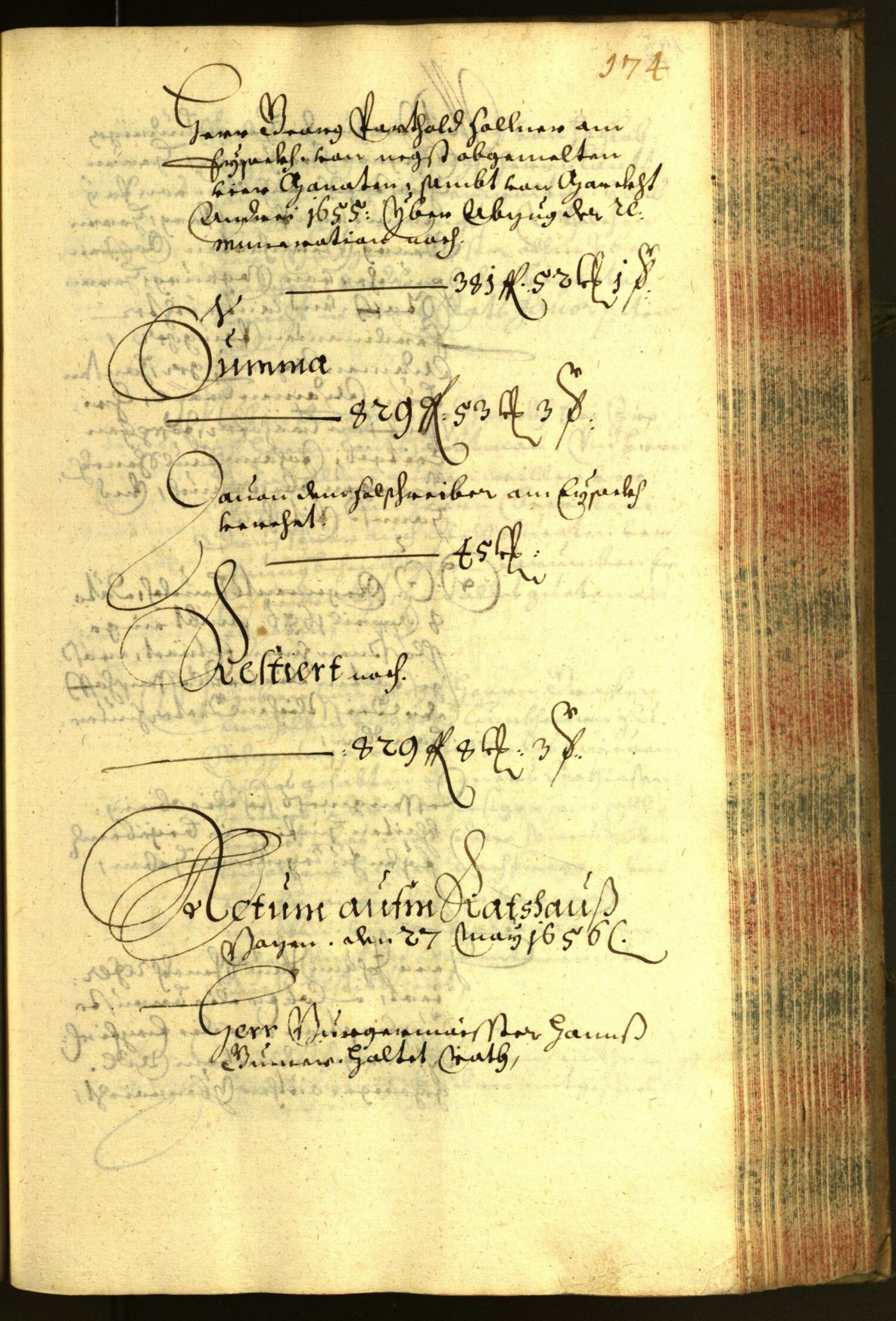 Civic Archives of Bozen-Bolzano - BOhisto Minutes of the council 1656 