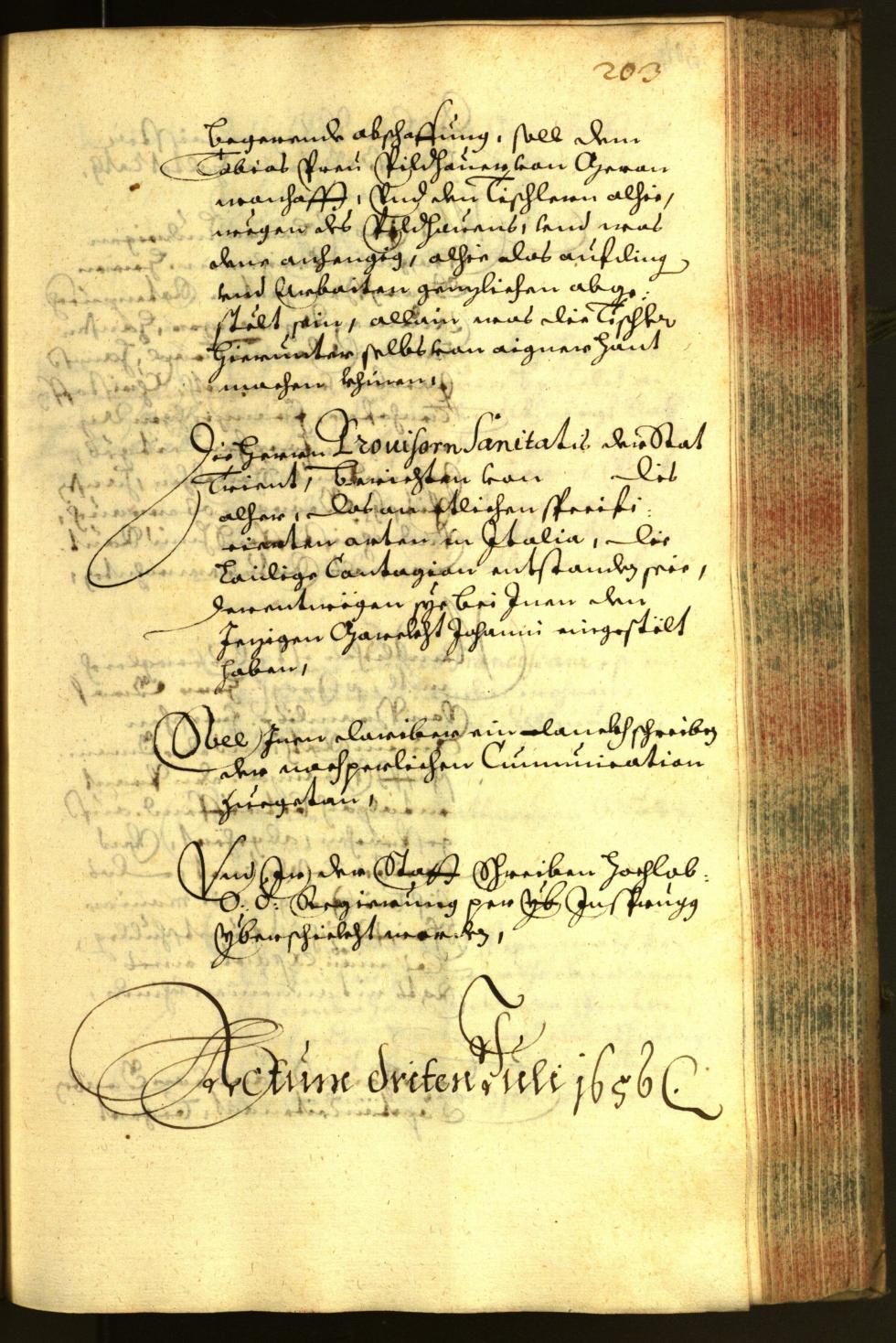 Stadtarchiv Bozen - BOhisto Ratsprotokoll 1656 