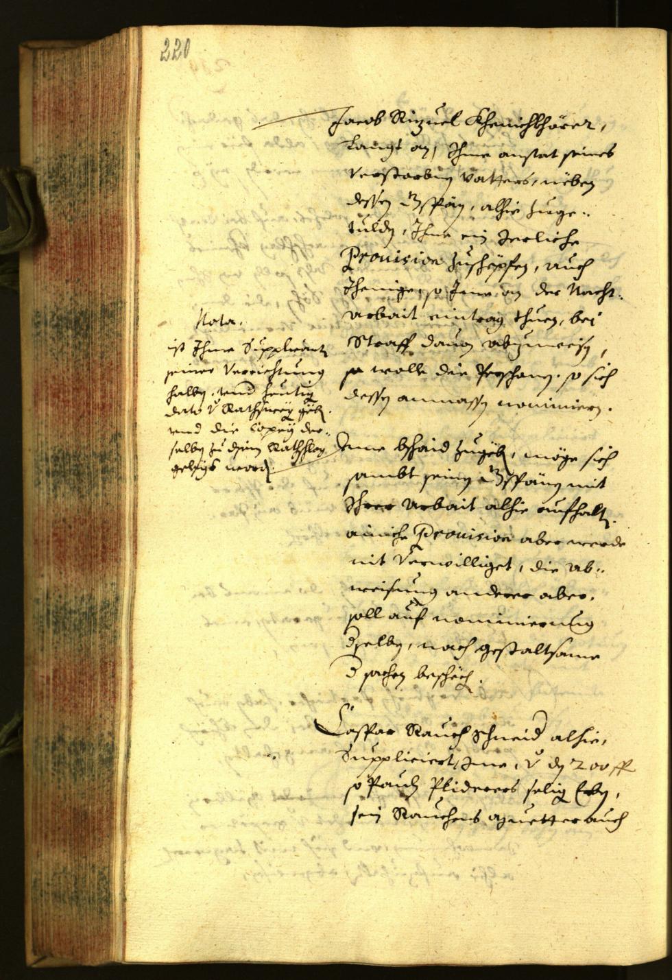 Stadtarchiv Bozen - BOhisto Ratsprotokoll 1656 