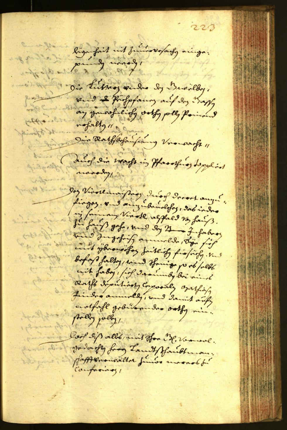 Stadtarchiv Bozen - BOhisto Ratsprotokoll 1656 