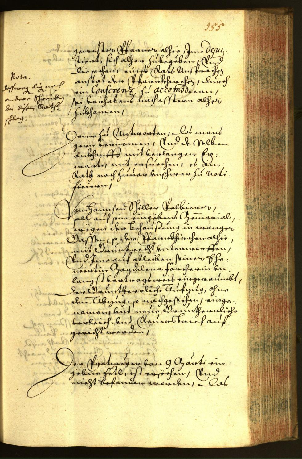 Stadtarchiv Bozen - BOhisto Ratsprotokoll 1656 