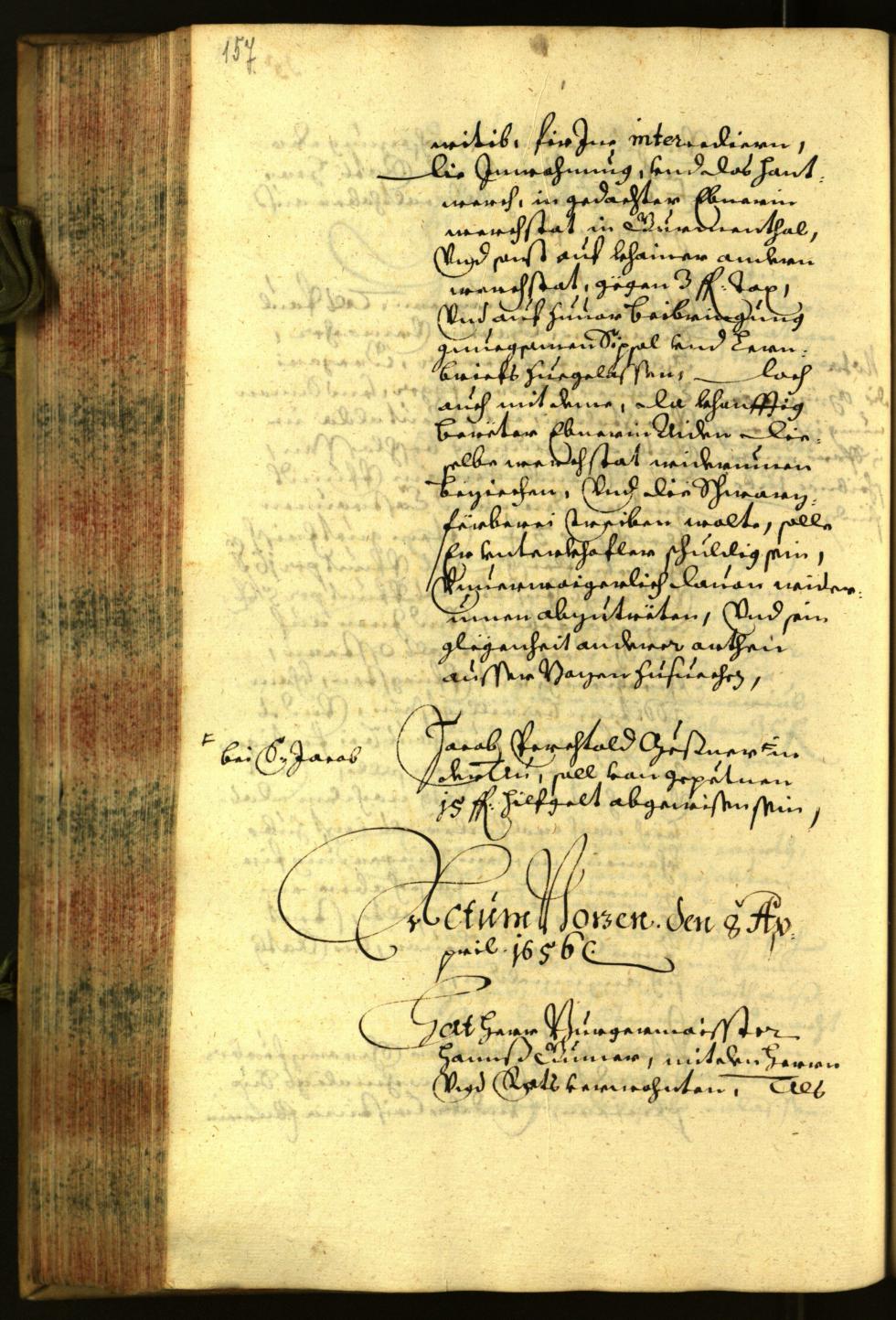 Stadtarchiv Bozen - BOhisto Ratsprotokoll 1656 