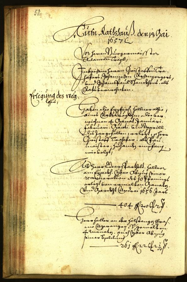 Civic Archives of Bozen-Bolzano - BOhisto Minutes of the council 1657 