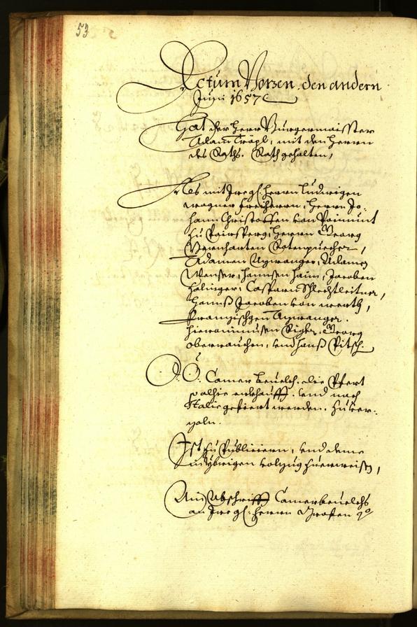 Civic Archives of Bozen-Bolzano - BOhisto Minutes of the council 1657 